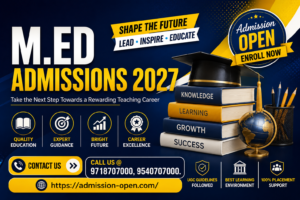 M.Ed Admissions